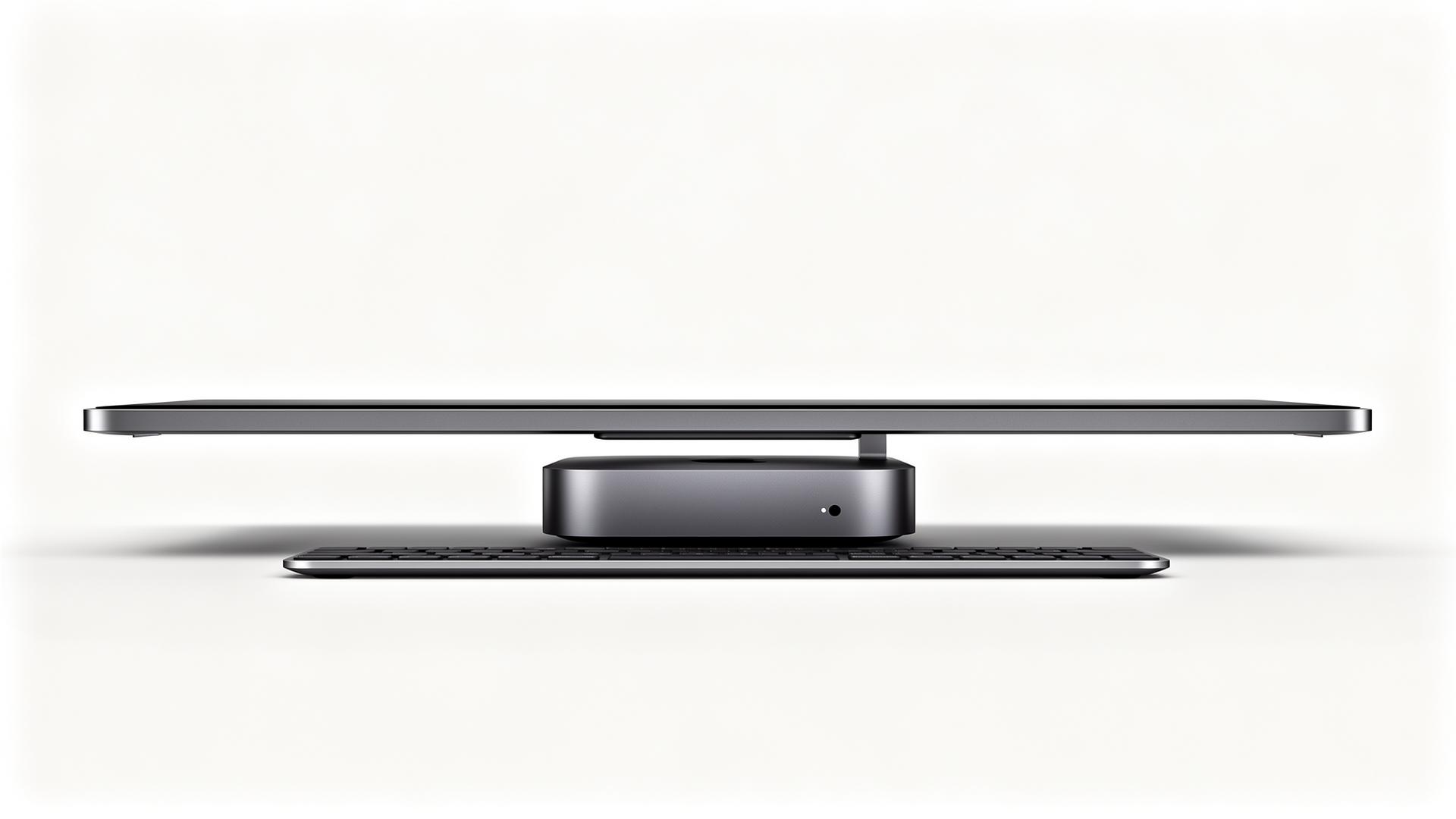 Side profile showing 9.8mm thin frame